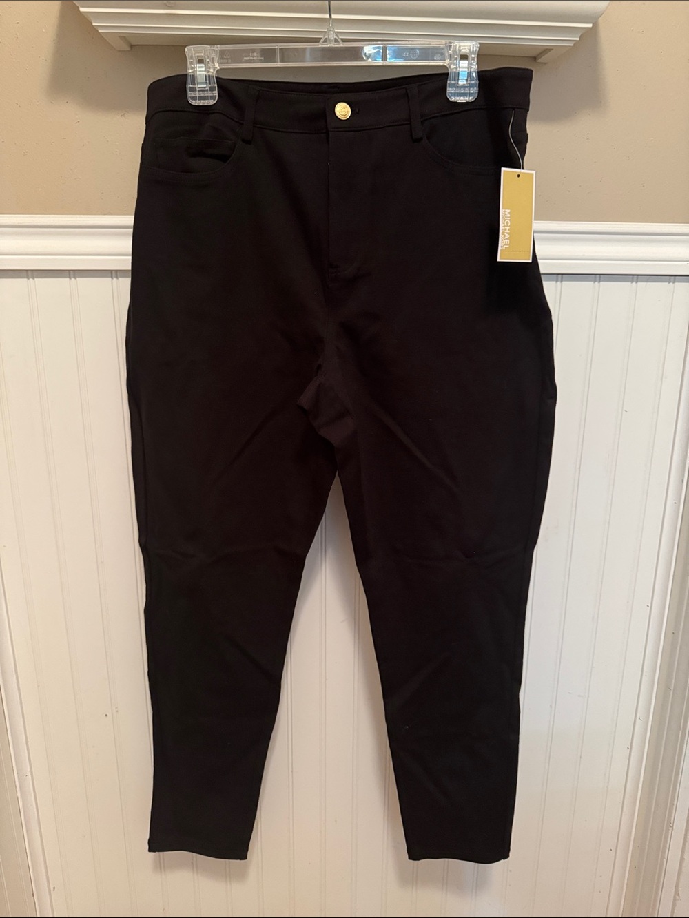 Michael Kors Black Slim Women's Trousers